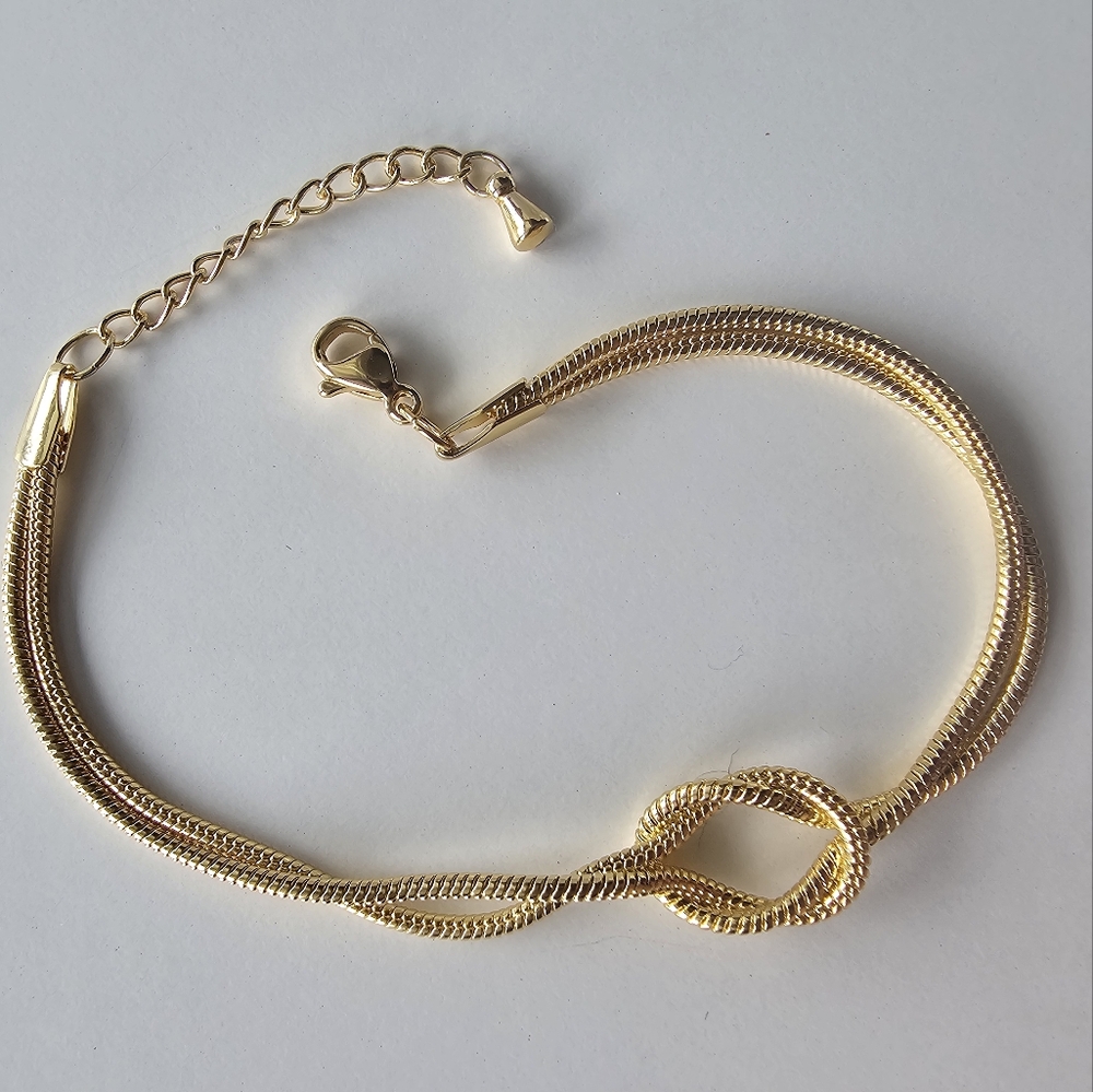New Gold Bracelet for Women, Stainless Steel Gold Plated - Picture 5 of 7